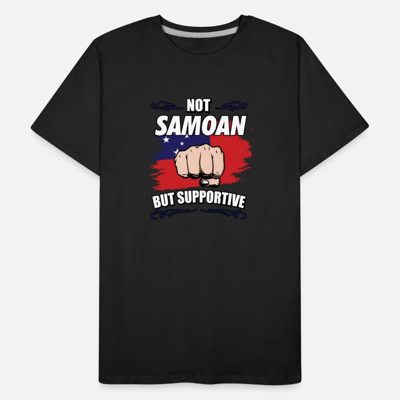 Not Samoan But Supportive Travel Tourist Samoan