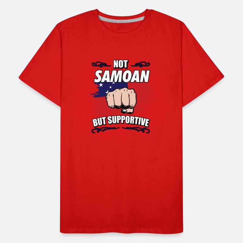 Not Samoan But Supportive Travel Tourist Samoan