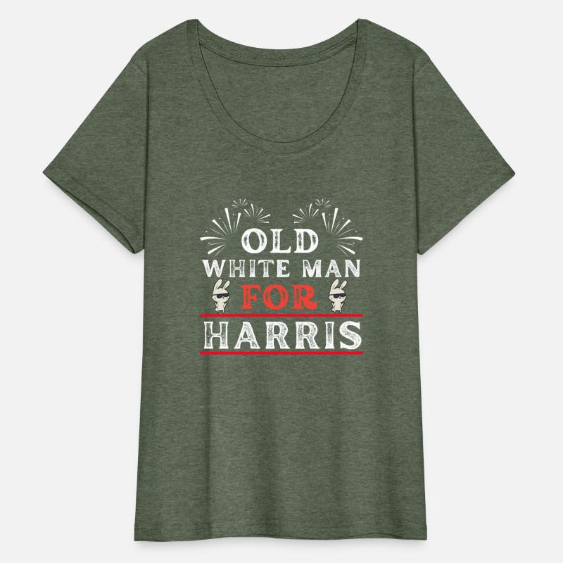 Old White Man For Harris, US 2024 Election Design