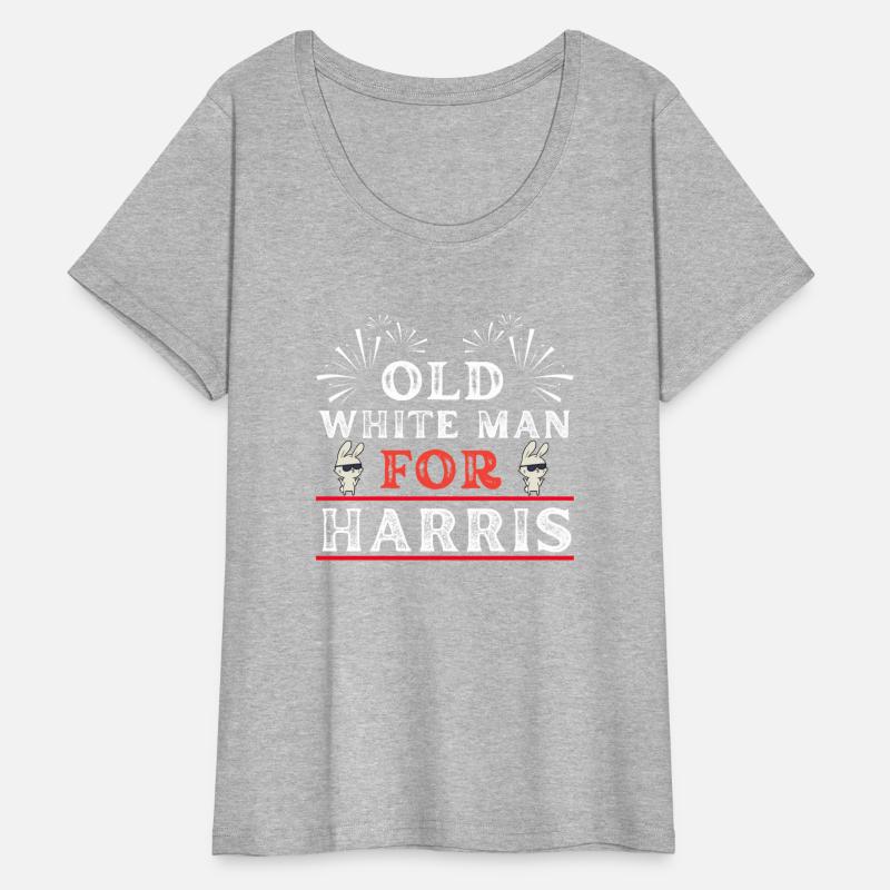 Old White Man For Harris, US 2024 Election Design