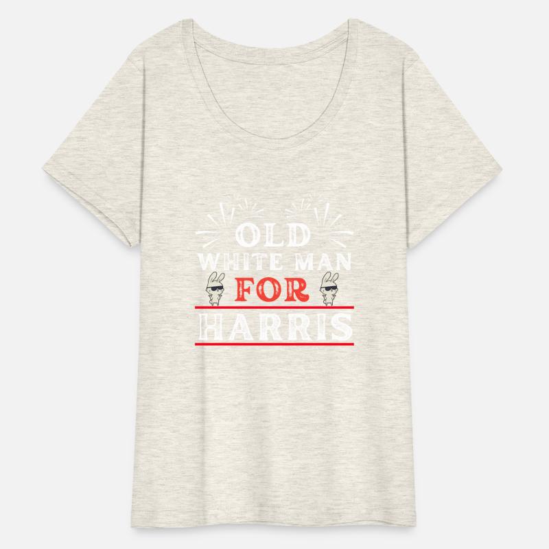 Old White Man For Harris, US 2024 Election Design