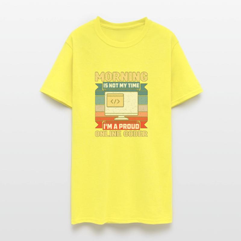 Online Coder Morning Is Not My Time Programmer