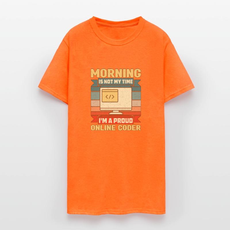 Online Coder Morning Is Not My Time Programmer