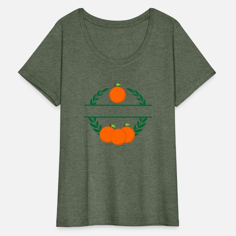 Orange in laurel wreath with orange oranges