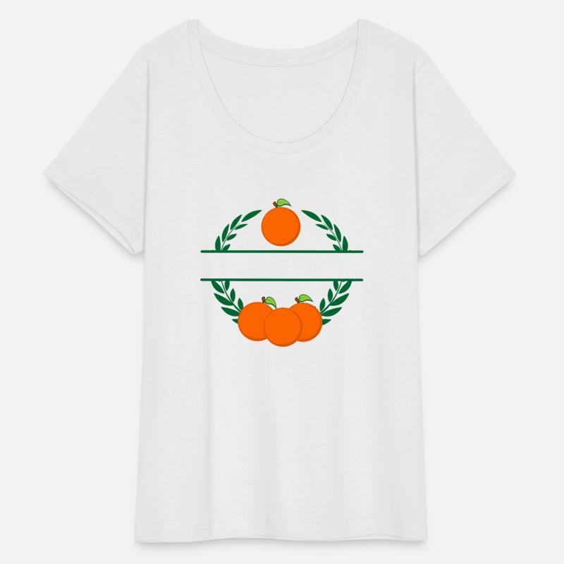 Orange in laurel wreath with orange oranges