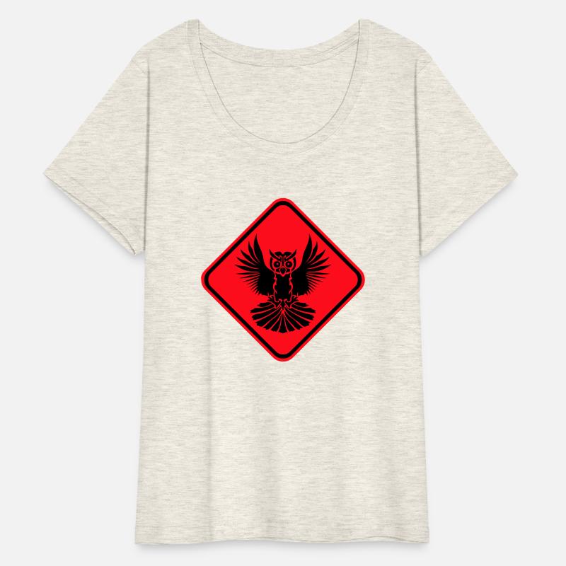 Owl Warning Danger Zone Sign Note Attention Cool