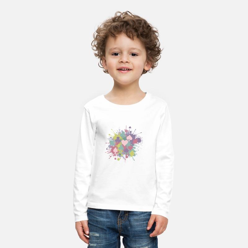 Paint Splatter Playing Card Suits Design