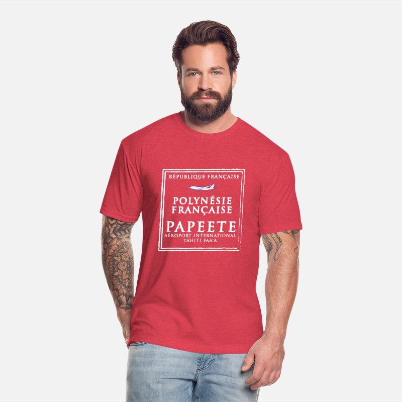 Papeete Tahiti Passport Stamp Vacation Travel