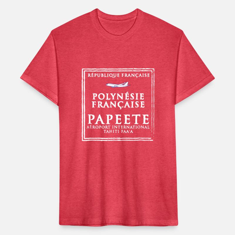 Papeete Tahiti Passport Stamp Vacation Travel