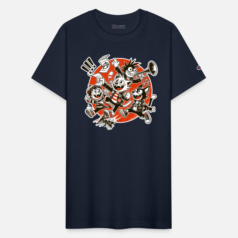 Parody Cartoon Anarchist Punk Kids Band