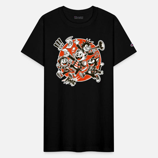 Parody Cartoon Anarchist Punk Kids Band