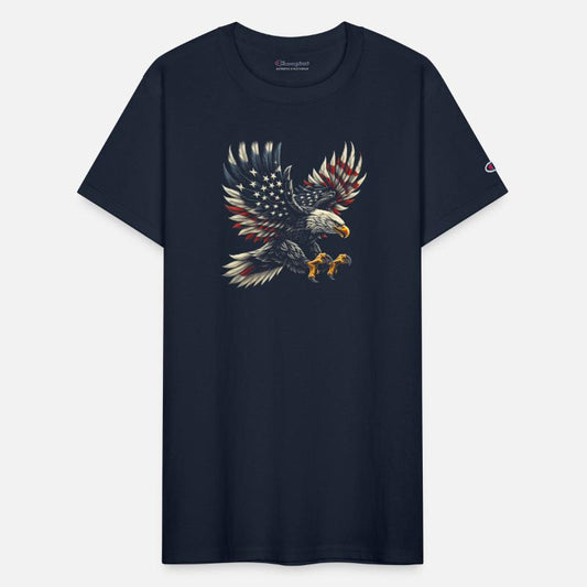 Patriotic American Eagle Flag