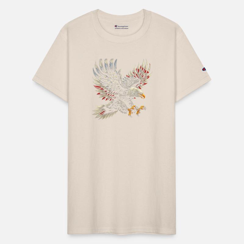 Patriotic American Eagle Flag