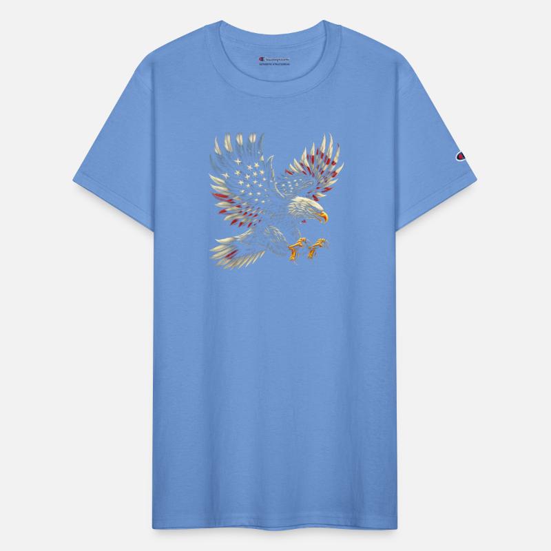 Patriotic American Eagle Flag