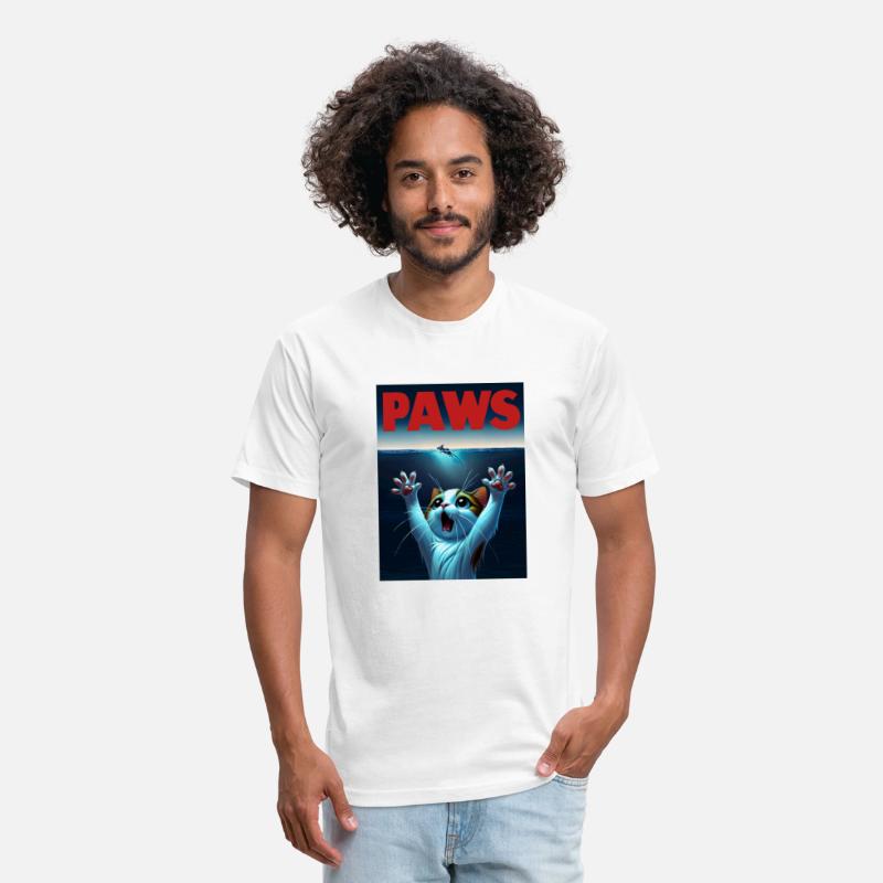 "PAWS" Jaws Parody Digital Art - High-Quality PNG