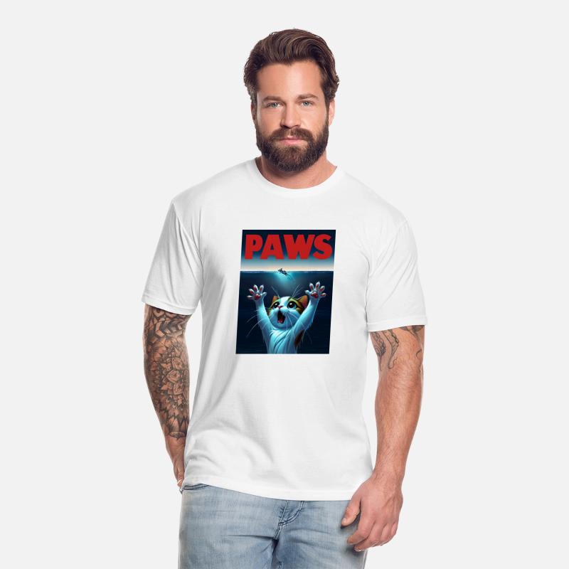 "PAWS" Jaws Parody Digital Art - High-Quality PNG