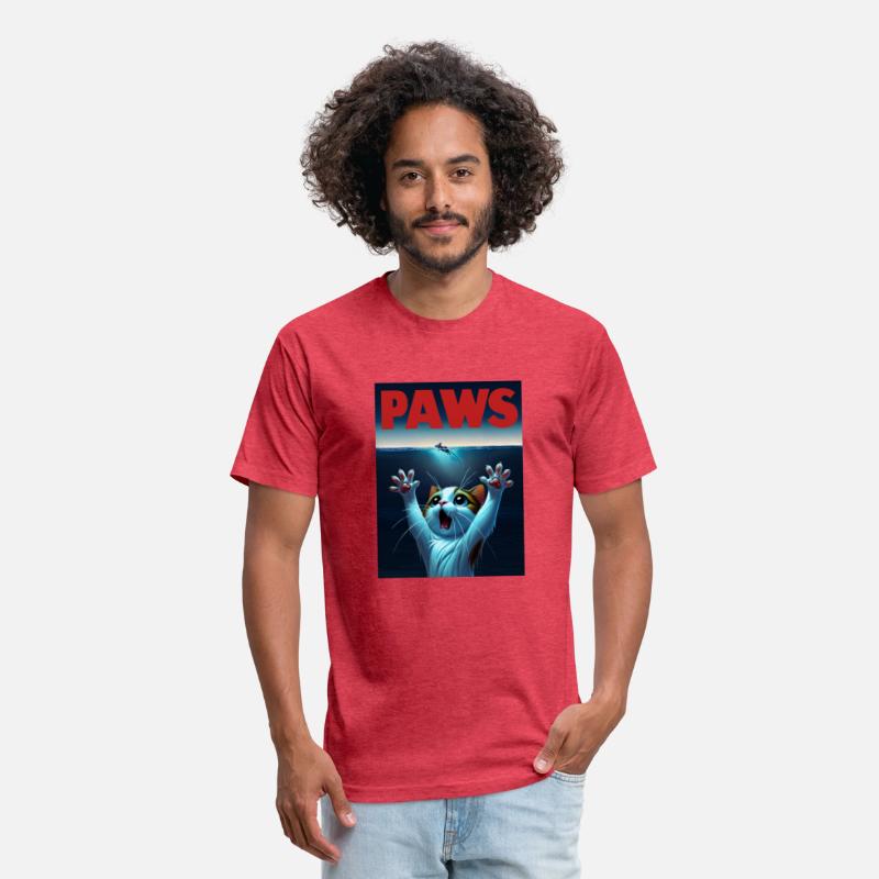 "PAWS" Jaws Parody Digital Art - High-Quality PNG
