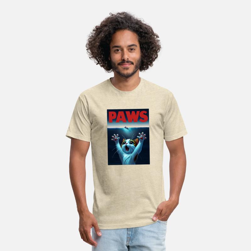 "PAWS" Jaws Parody Digital Art - High-Quality PNG