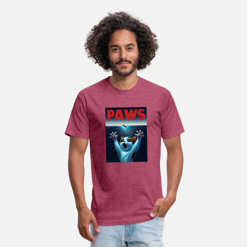 "PAWS" Jaws Parody Digital Art - High-Quality PNG