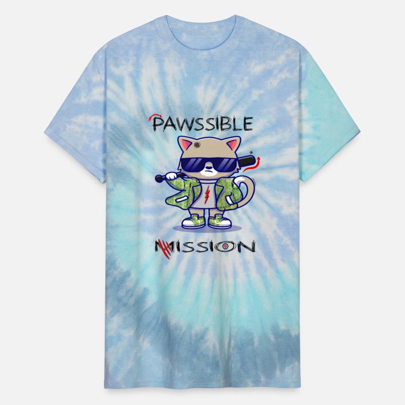 PAWssible Mission, cat wearing glasses and a bat.