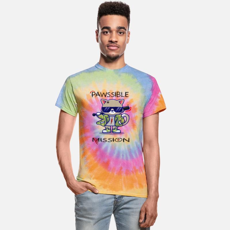 PAWssible Mission, cat wearing glasses and a bat.