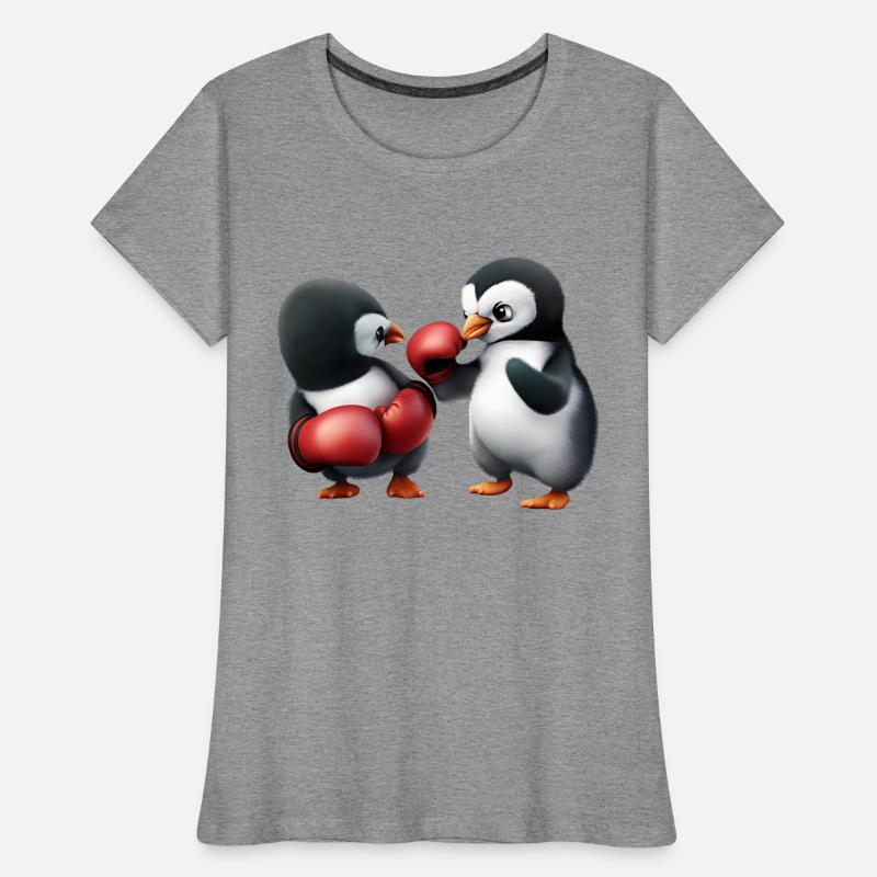 Penguin boxing match