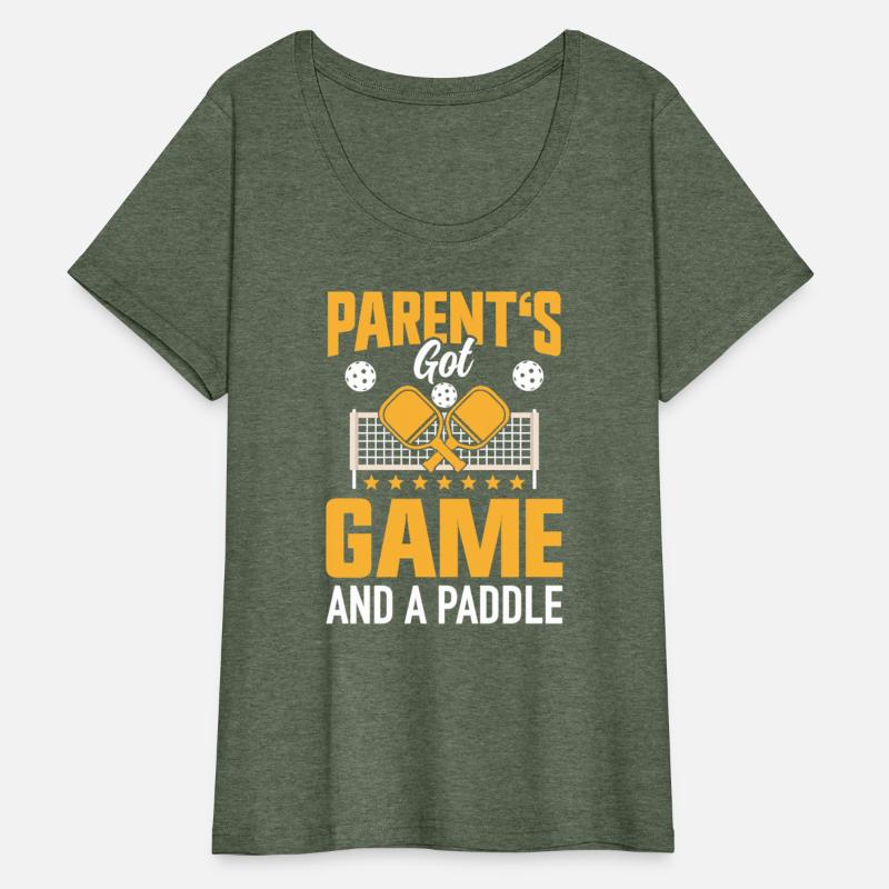 Pickleball Parents Paddleball Mom Papa Paddle