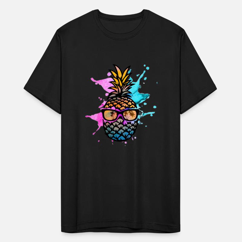Pineapple with sunglasses