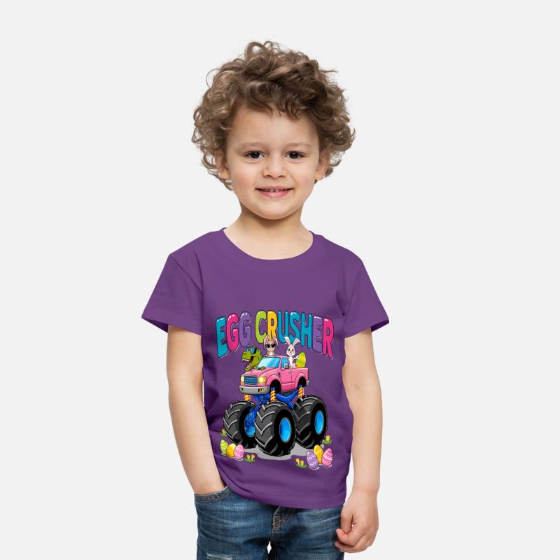 Pink Egg Crusher Monster Truck Easter