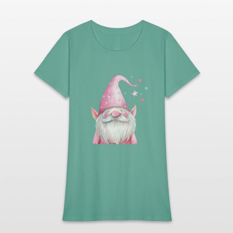 Pink Sparkle Gnome Clipart Images, Girly clipart,