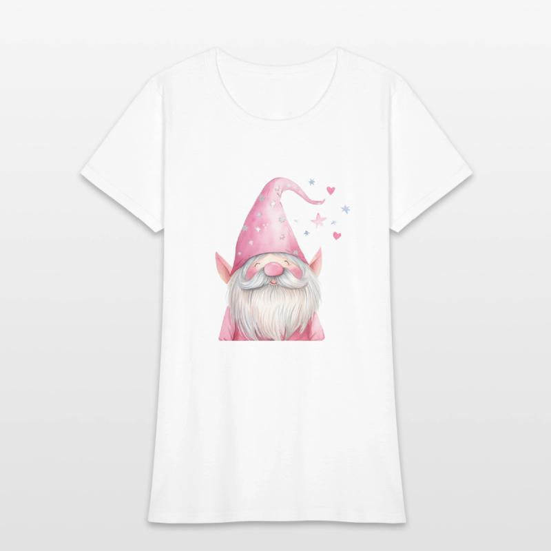 Pink Sparkle Gnome Clipart Images, Girly clipart,