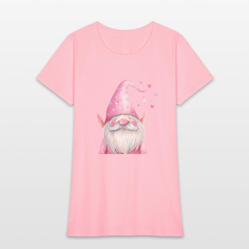 Pink Sparkle Gnome Clipart Images, Girly clipart,