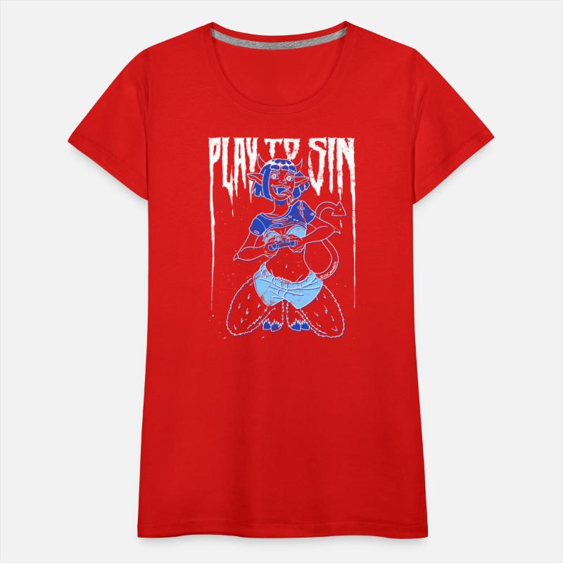 Play to Sin Gamer Sexy Cartoon Devil Girl