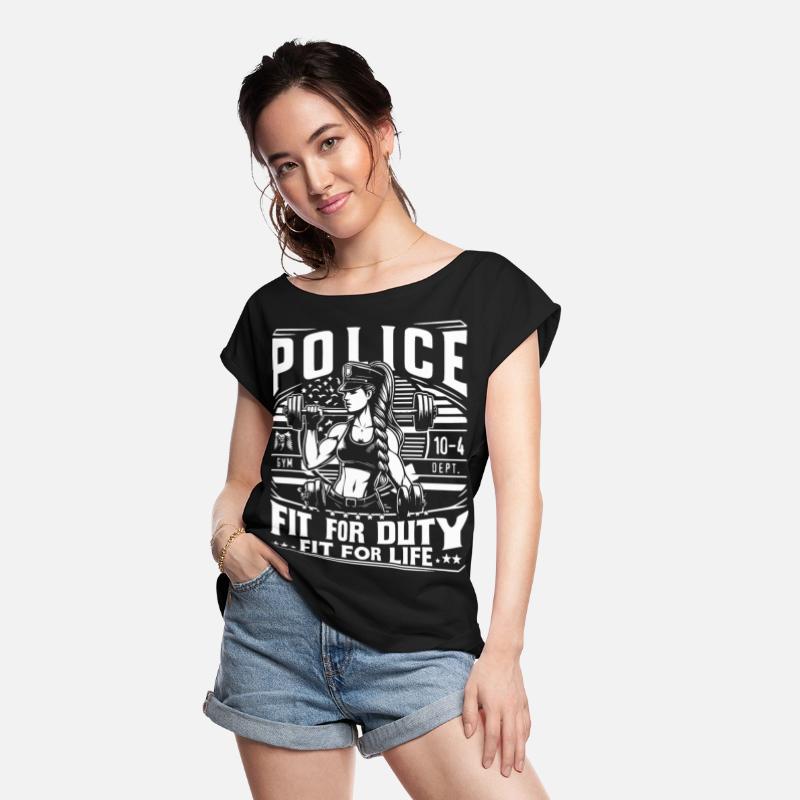 Police Fit For Duty Fit For Life Women Officer