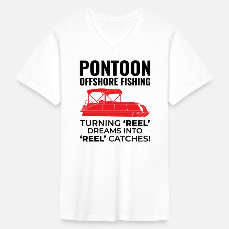 Pontoon Boat Motor Boating Offshore Fishing Funny