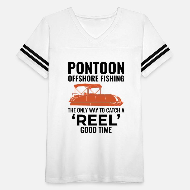 Pontoon Boat Motor Boating Offshore Fishing Funny