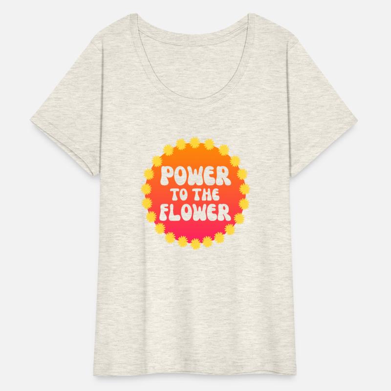 Power to the Flower 60s 70c Peace Hippie Flowers