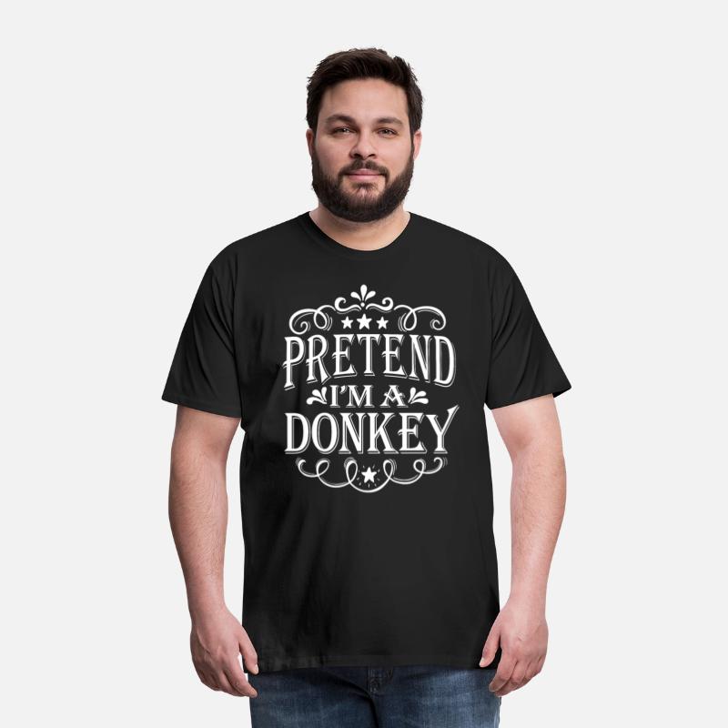 Pretend I'm A Donkey Easy Lazy Halloween Costume