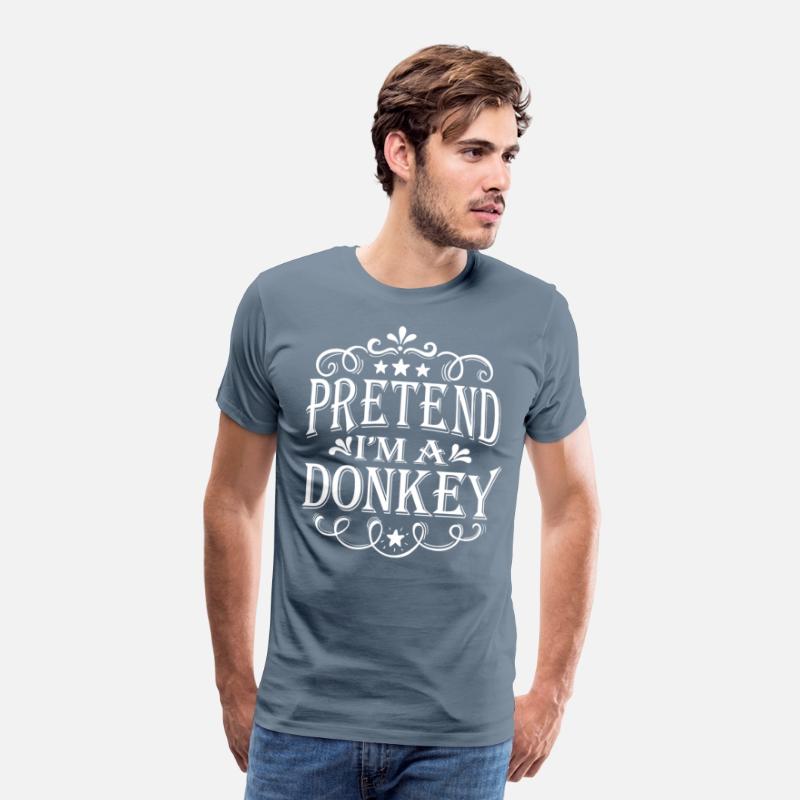 Pretend I'm A Donkey Easy Lazy Halloween Costume