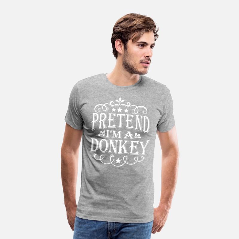 Pretend I'm A Donkey Easy Lazy Halloween Costume