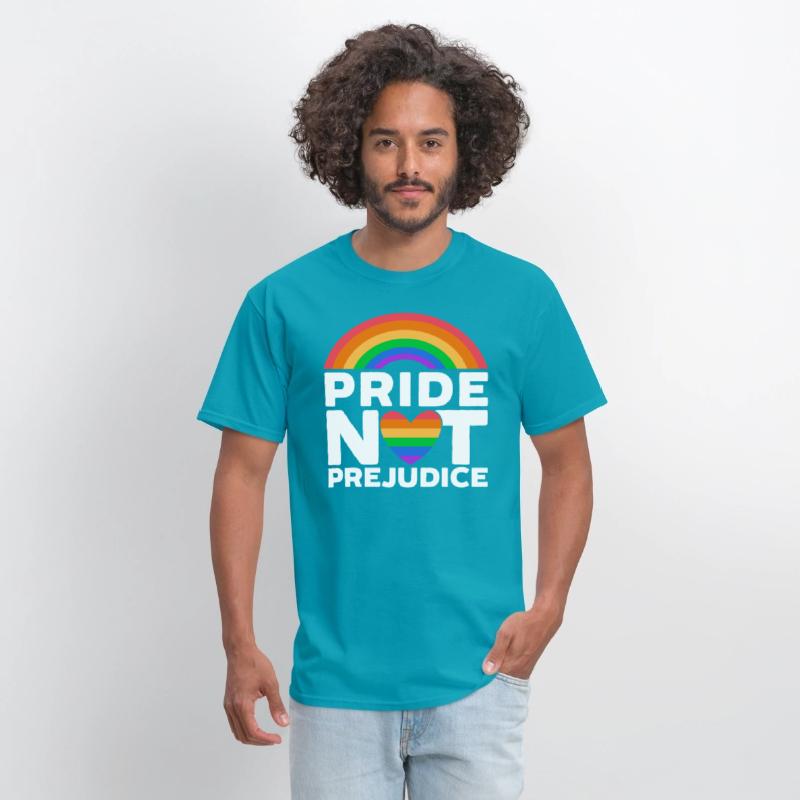Pride Not Prejudice Rainbow Month LGBTQ Gay Pride