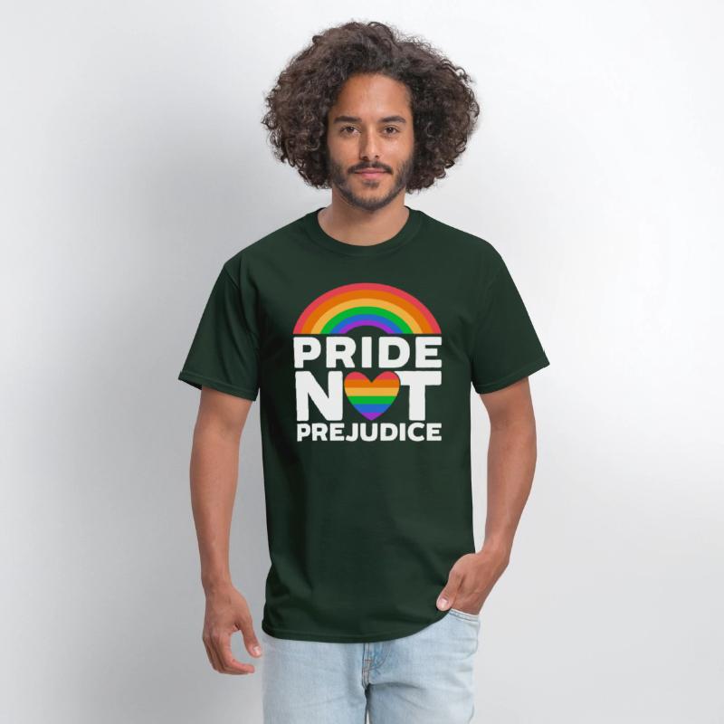 Pride Not Prejudice Rainbow Month LGBTQ Gay Pride