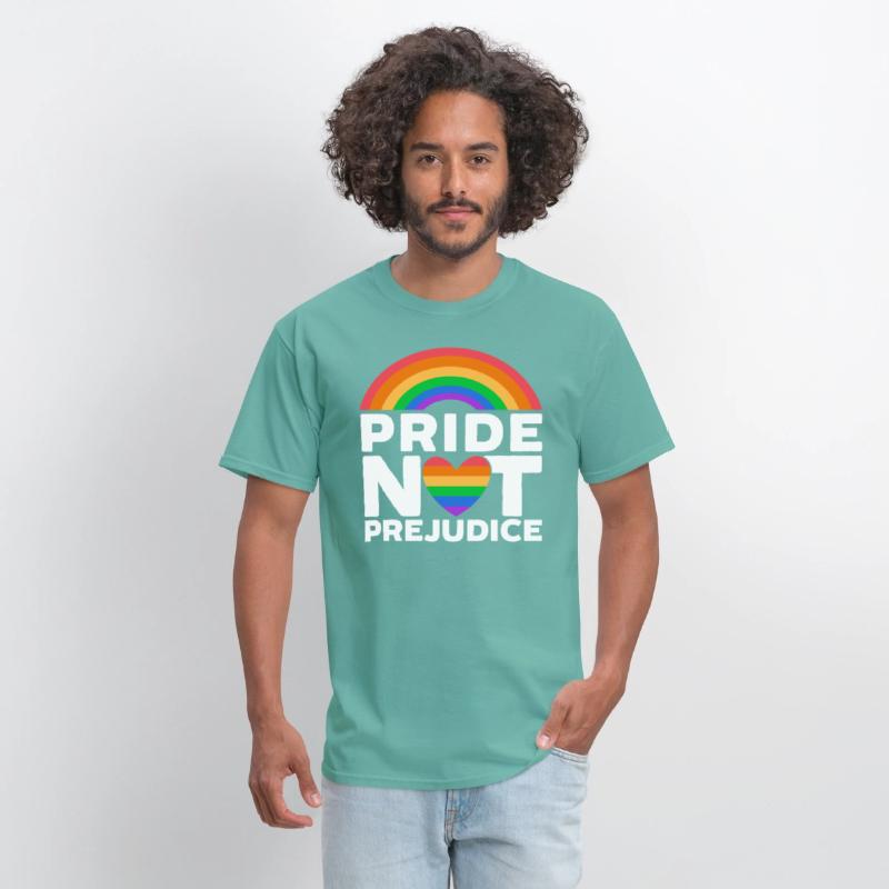 Pride Not Prejudice Rainbow Month LGBTQ Gay Pride