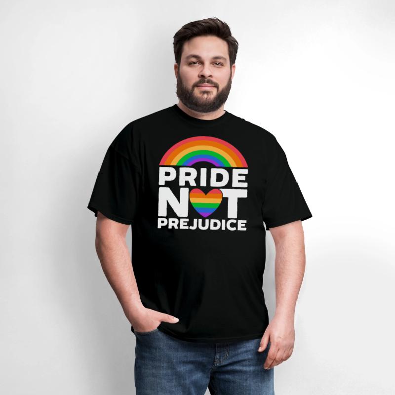 Pride Not Prejudice Rainbow Month LGBTQ Gay Pride