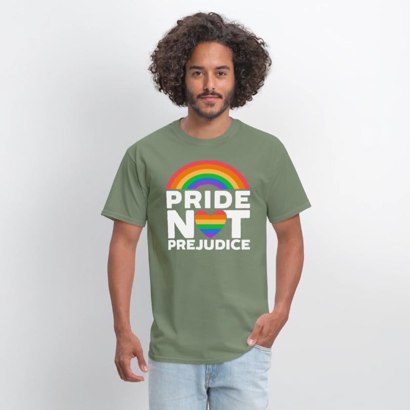 Pride Not Prejudice Rainbow Month LGBTQ Gay Pride
