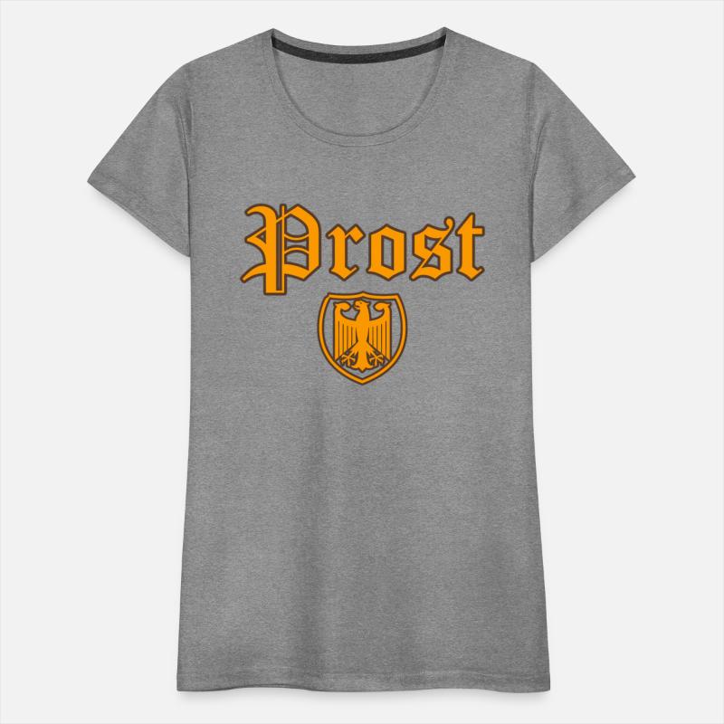 Prost Cheers German With Eagle Shield