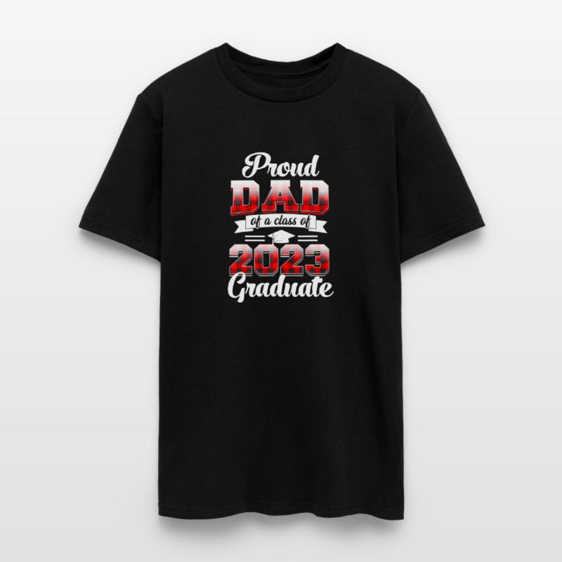 Proud Dad Of A Class Of 2023 Graduate Red Plaid