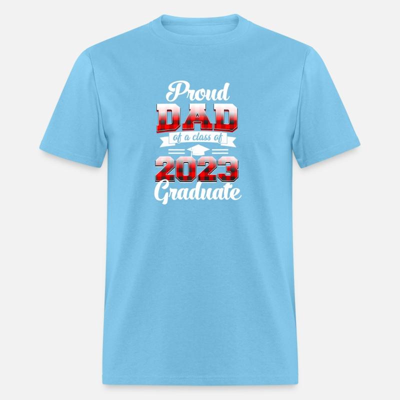 Proud Dad Of A Class Of 2023 Graduate Red Plaid