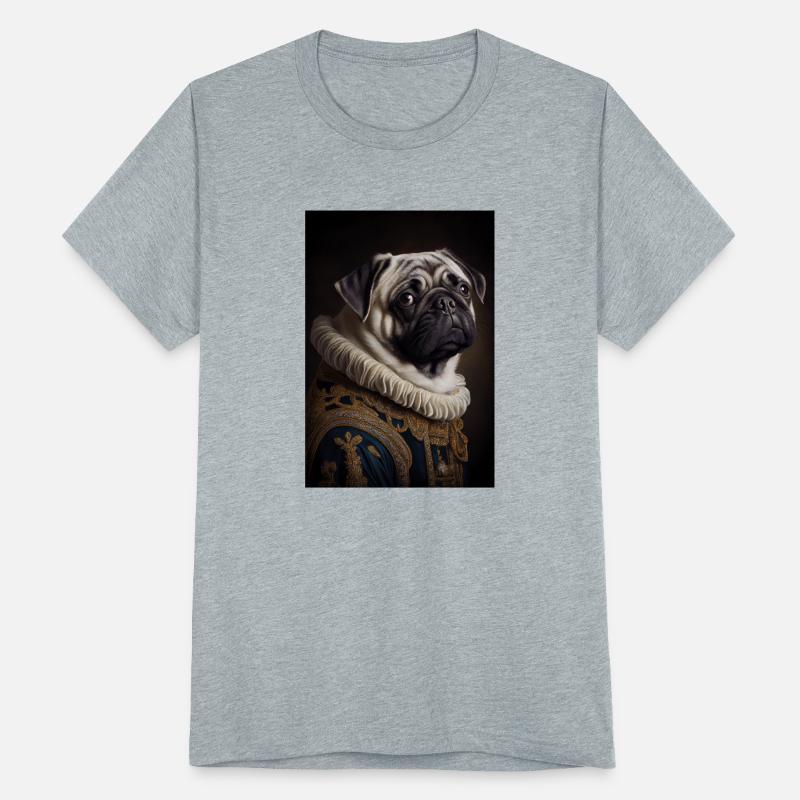 Pug Portrait Royal Renaissance Animal Painting