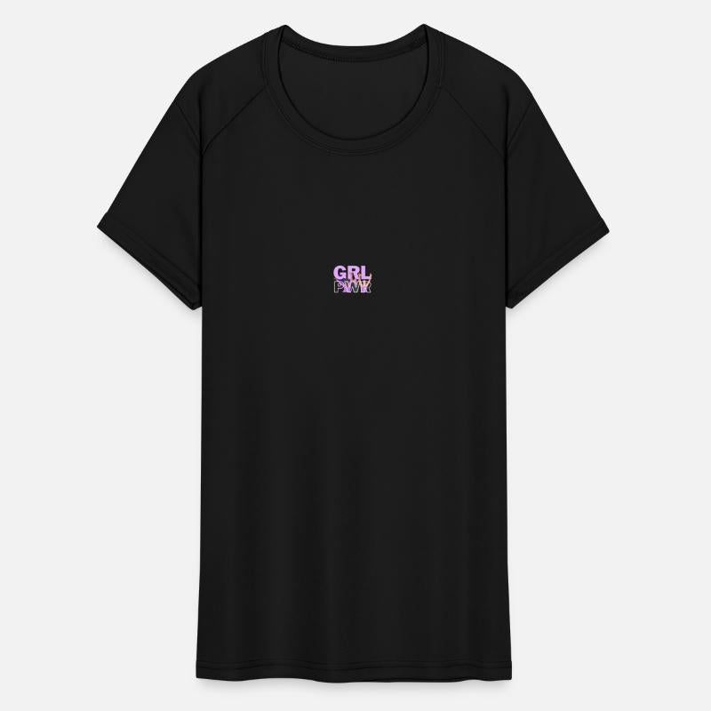 Purple Modern Girl Power T Shirt